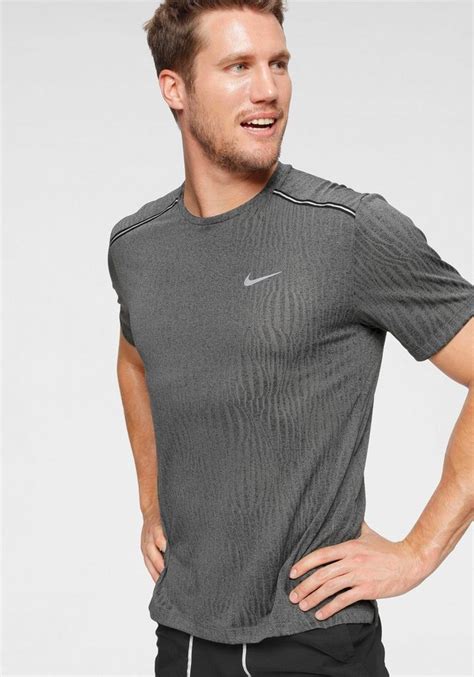 nike dry miler laufshirt herren